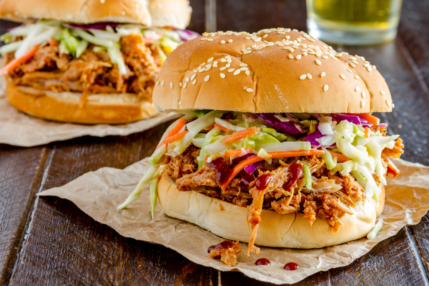 Rich, tender, and full of flavour, this slow cooker pulled beef is perfect served on soft rolls with a side of slaw for a simple, satisfying meal.